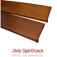 parapet o strukturze drewna